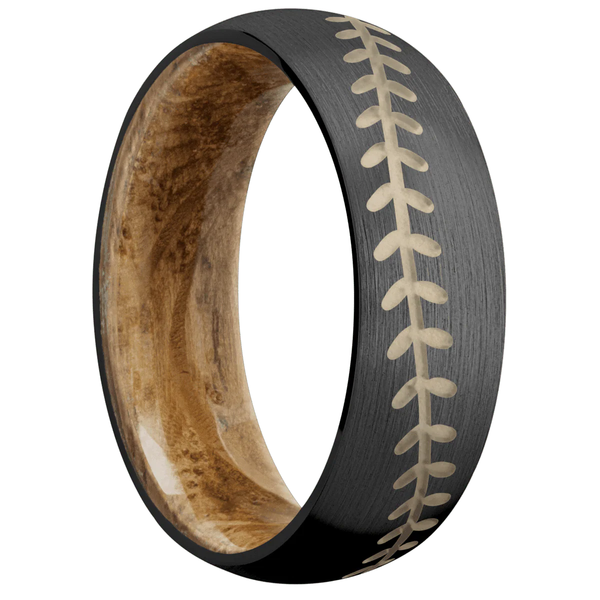 Zirconium + Satin Finish + Whiskey Barrel