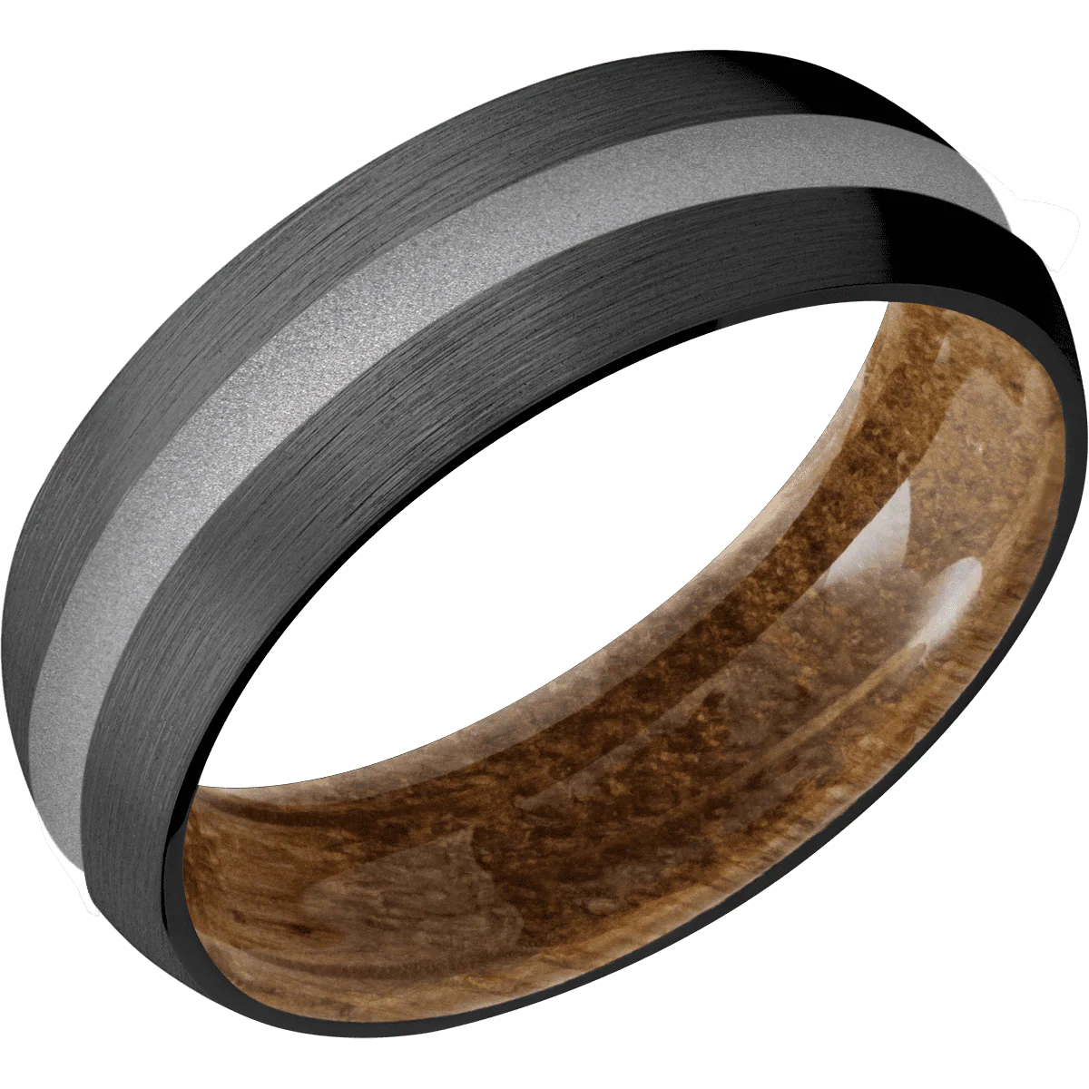 Zirconium + Satin Finish + Whiskey Barrel - Image 2