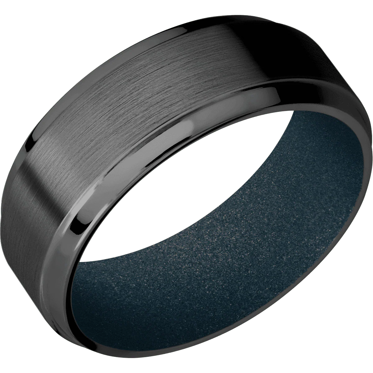Zirconium + Satin , Polish Finish + Blue Titanium - Image 2