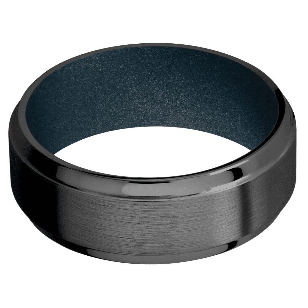 Zirconium + Satin , Polish Finish + Blue Titanium - Image 3