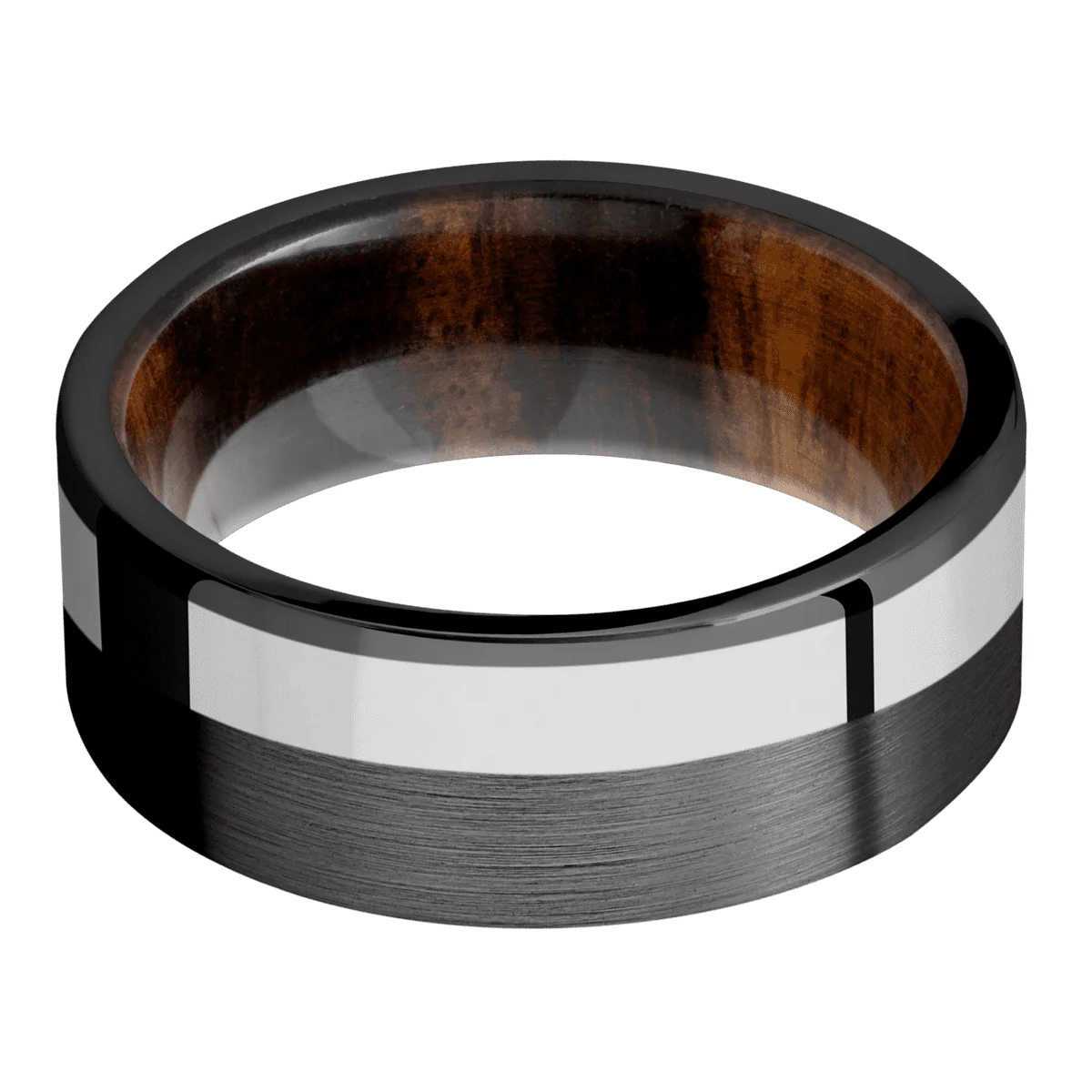 Zirconium + Satin , Polish Finish + Desert Iron Wood - Image 3