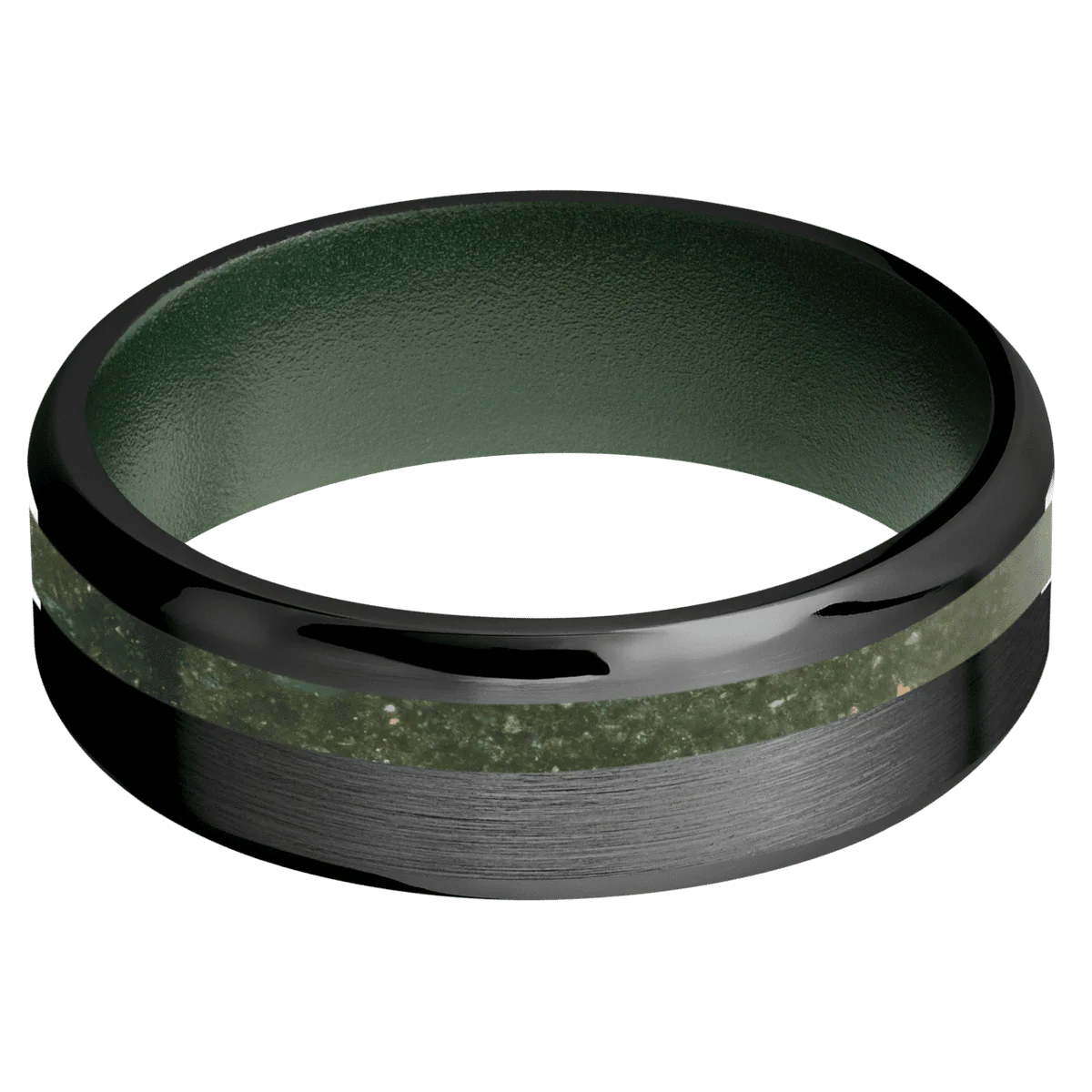 Zirconium + Satin , Polish Finish + Highland Green - Image 3