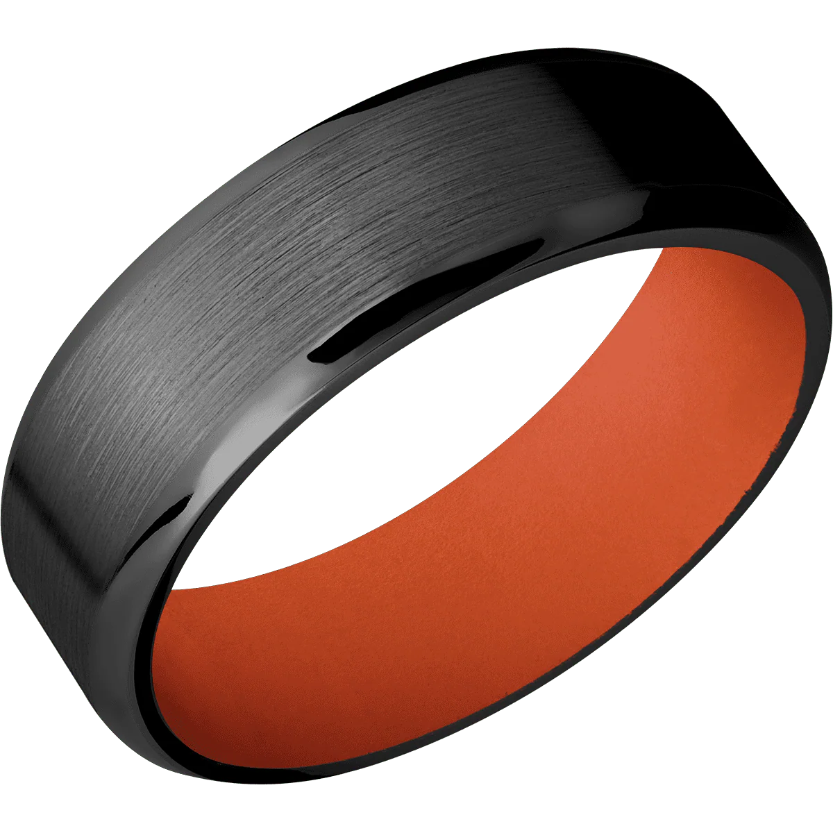 Zirconium + Satin , Polish Finish + Hunter Orange - Image 2