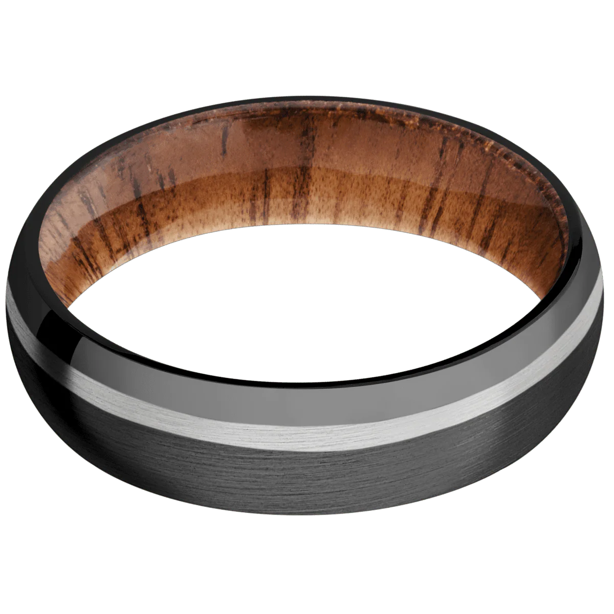 Zirconium + Satin , Polish Finish + Koa - Image 3