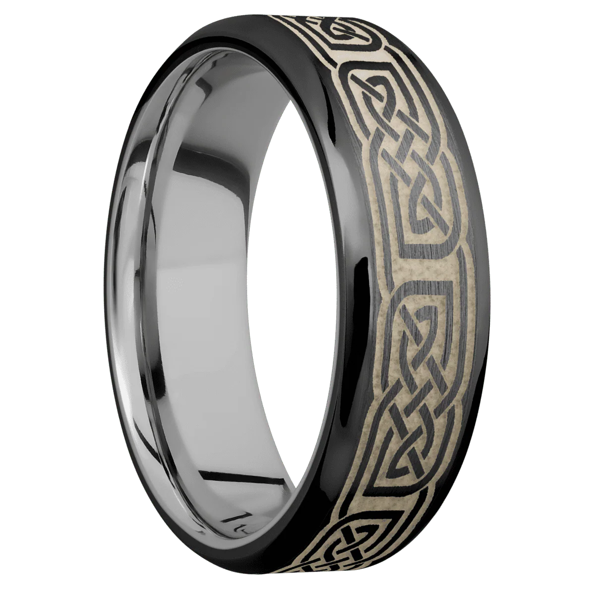Zirconium + Satin , Polish Finish + Titanium