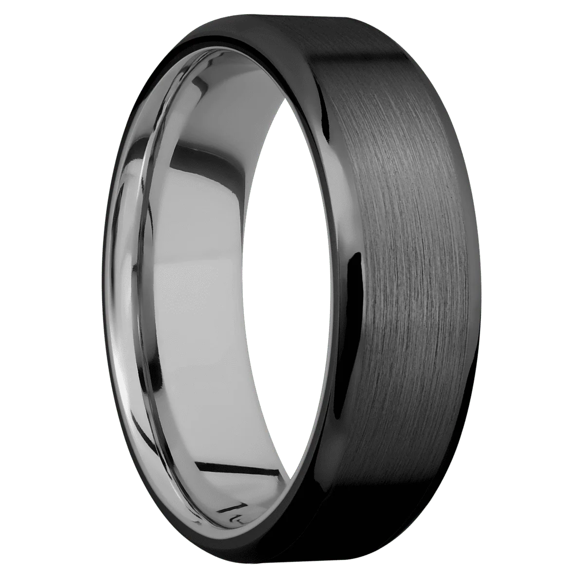 Zirconium + Satin , Polish Finish + Titanium