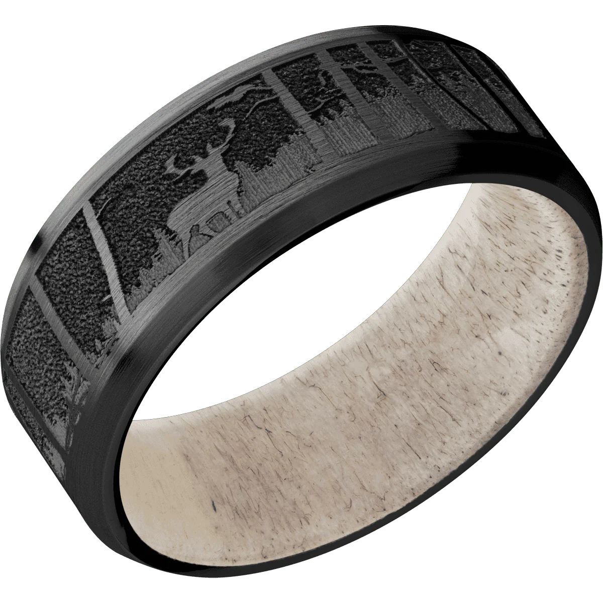 Zirconium + Satin , Satin Finish + Antler - Image 2