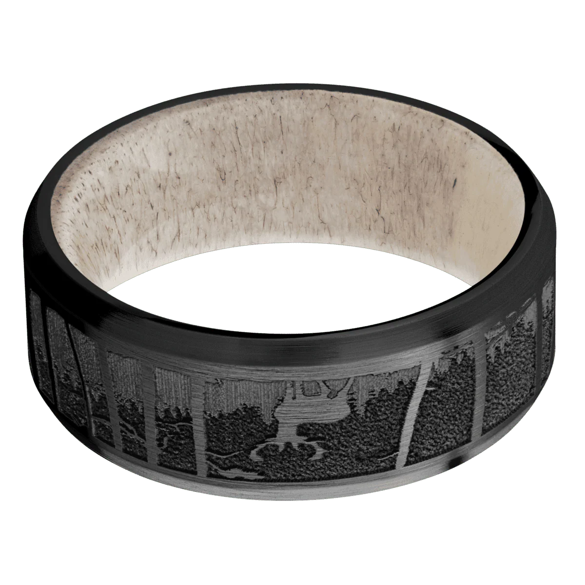Zirconium + Satin , Satin Finish + Antler - Image 3