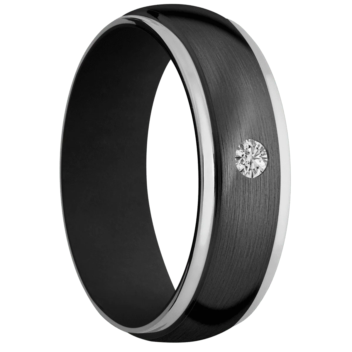 Zirconium + Satin , Satin Finish + Black