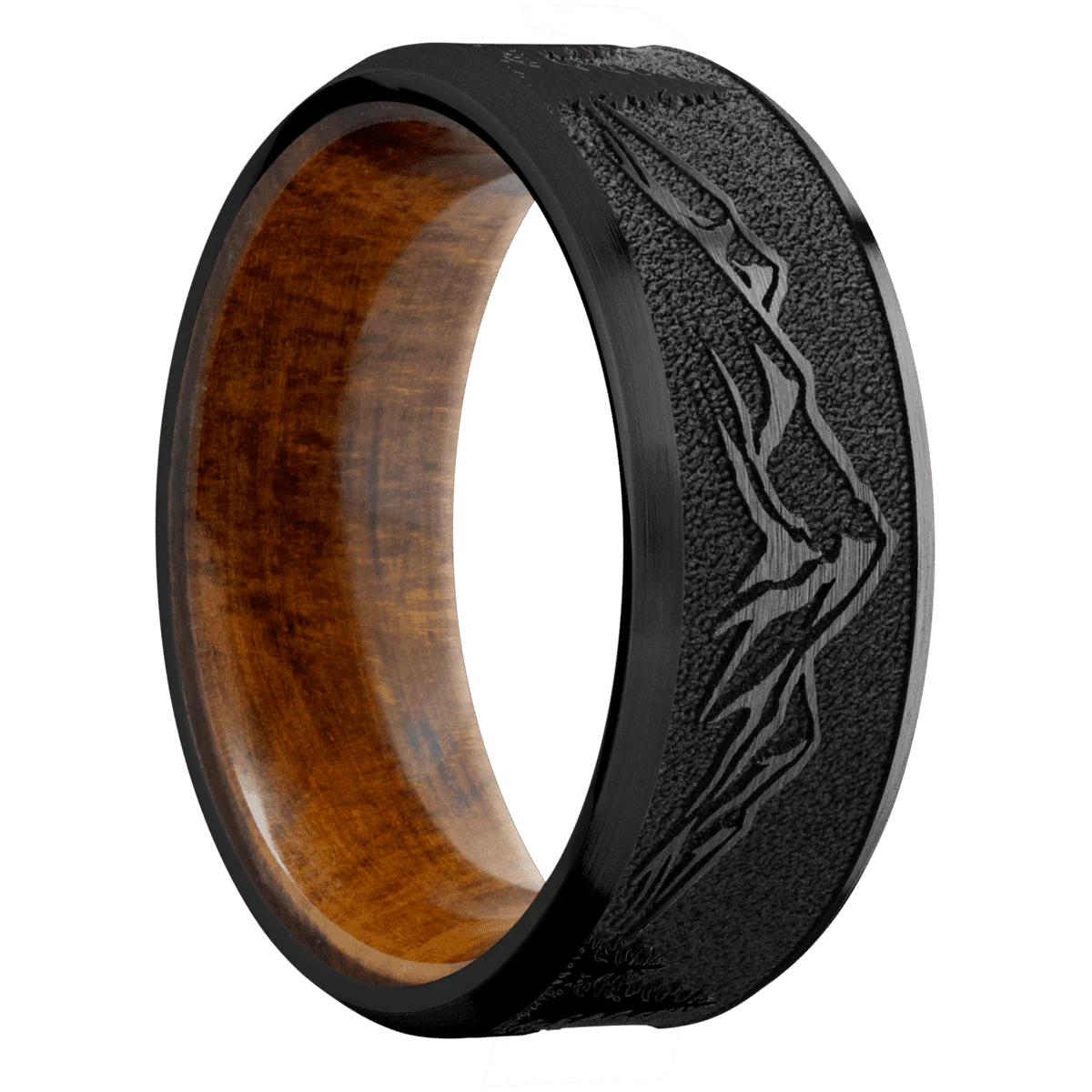 Zirconium + Satin , Satin Finish + Desert Iron Wood