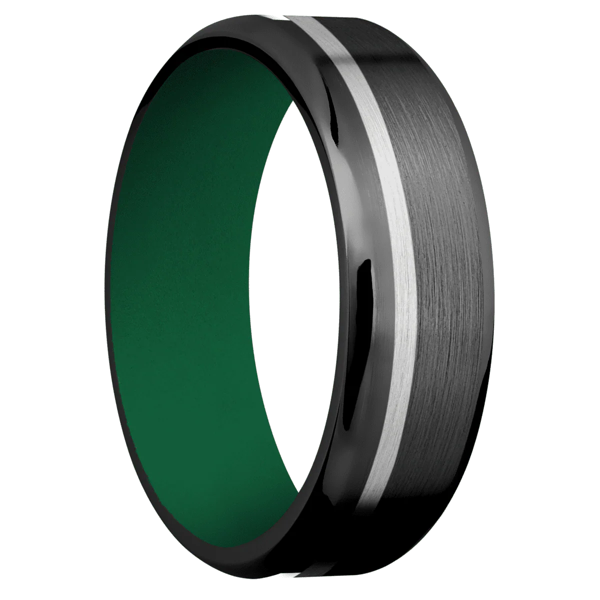 Zirconium + Satin , Satin Finish + Green