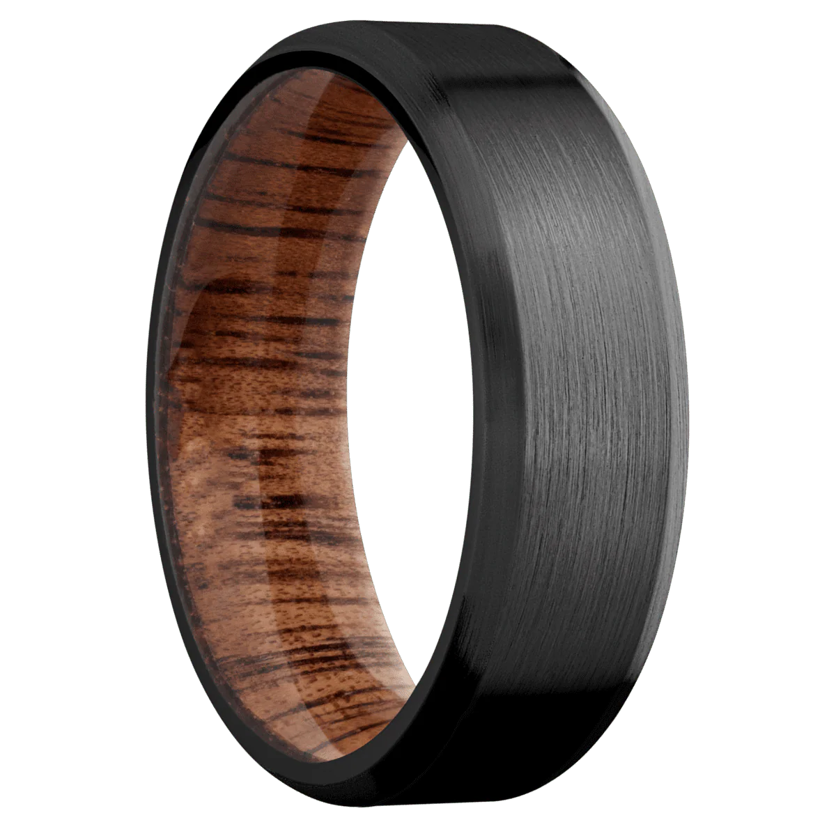 Zirconium + Satin , Satin Finish + Koa