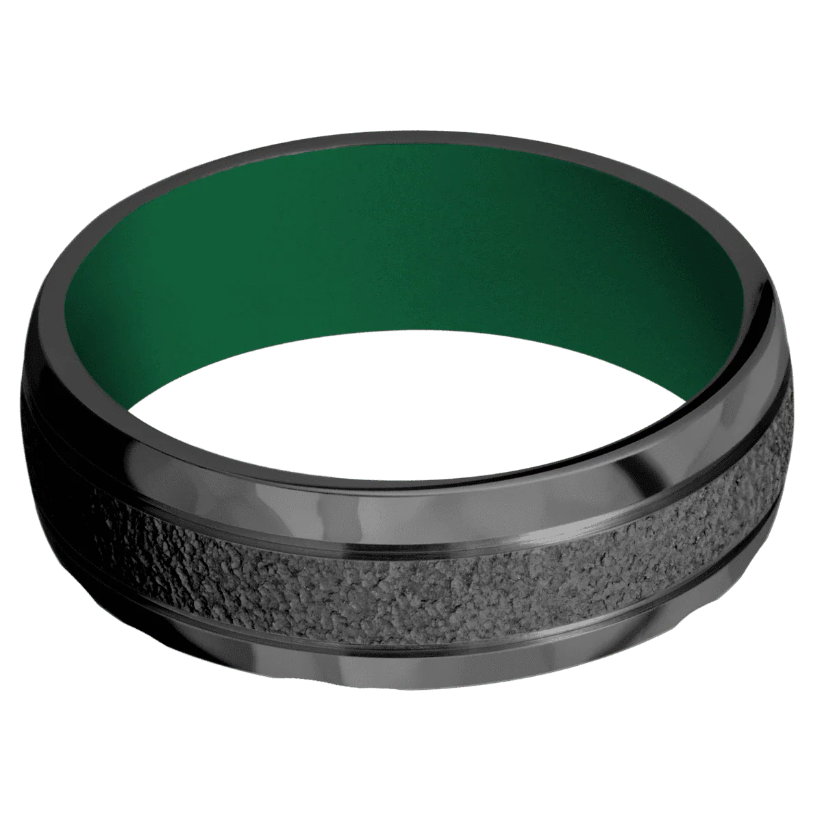 Zirconium + Stipple , Rockpolish Finish + Green - Image 3