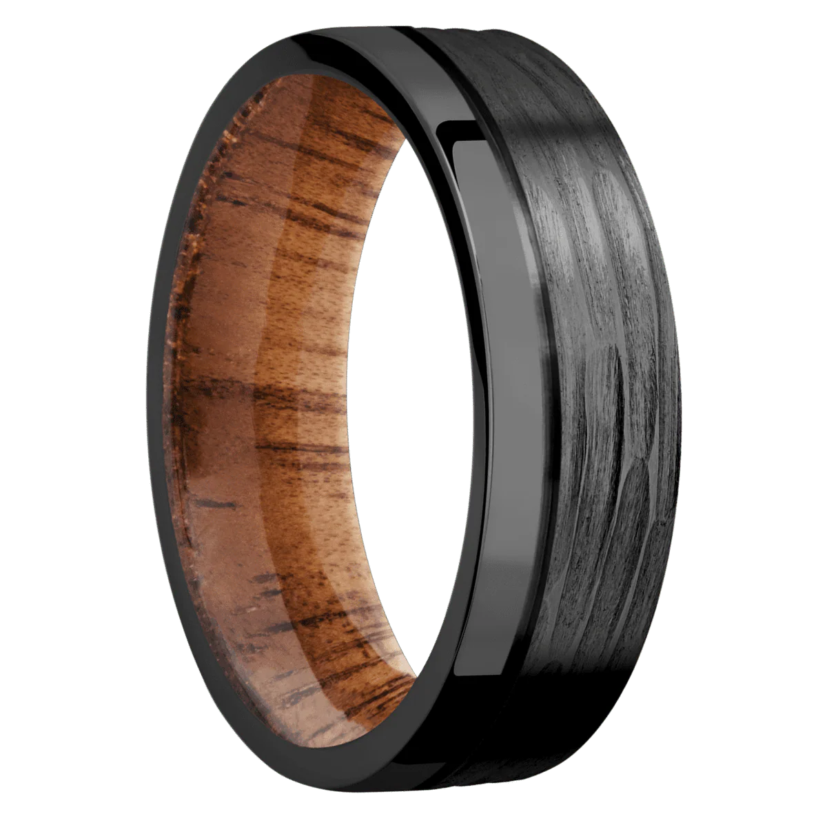 Zirconium + Treebarkh , Polish Finish + Koa